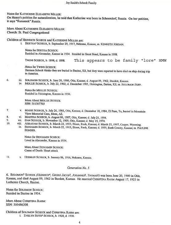 Scheck manuscript page 3a Scheck manuscript page 3a