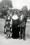 Ethel aka-Sister Marierose Ansotetter and her parents on the occasion of her perpetual vows