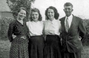 The twins, Ethel and Esther and their parents