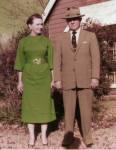 Jessie McLeland Young and husband Rex Young March 1956