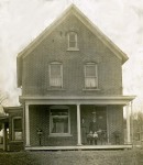 John Andrew and Hannah Burkhardt Wieser with Marie Wieser, Lester Wieser and Charlotte Wieser at their home at 3053 Lemon Ave, Dubuque IA