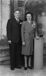 John Andrew Wieser with third wife Leona Desotel