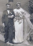 Marie Wieser's wedding, daughter of John Andrew and Hannah Burkhart Wieser