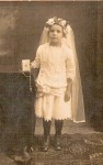 Marie Wieser first communion